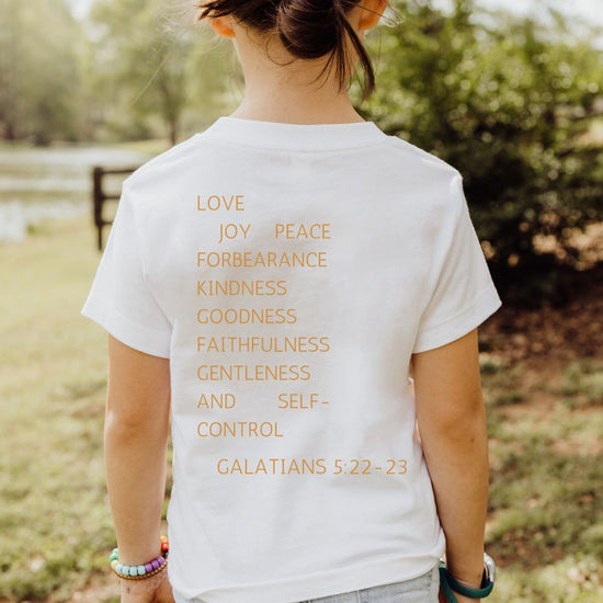 Fruit of the Spirit Toddler Tee – Galatians 5:22 Shirt for Little Disciples Printify